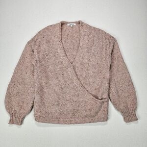 Madewell Beresford Front Wrap Pullover Knit Sweater Size Small